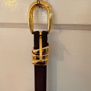 Madewell brown suede belt